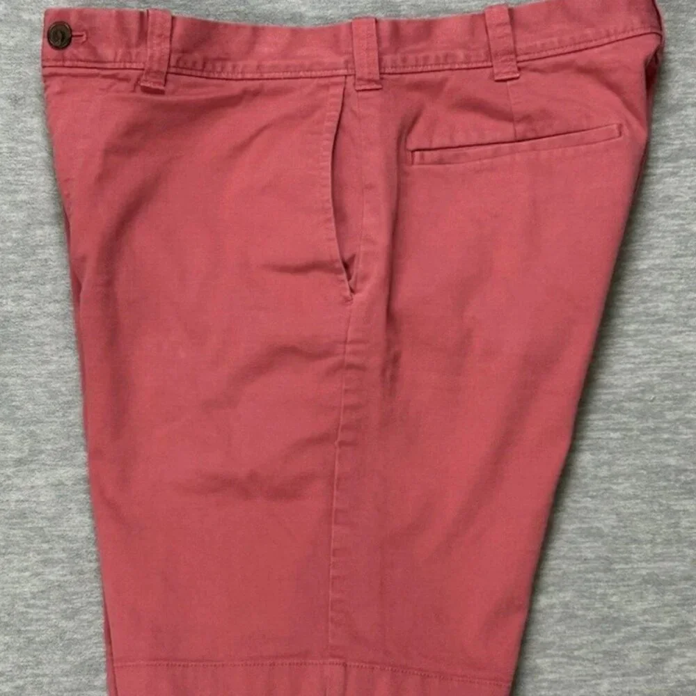 J. Crew Mercantile Flex Shorts Mens 33 Red Washed Preppy Casual Chino Flex Golf - Picture 3 of 4